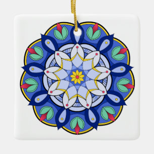 Mandala Pattern 01 Keramisch Ornament