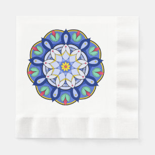 Mandala Pattern 01 Napkin Servet
