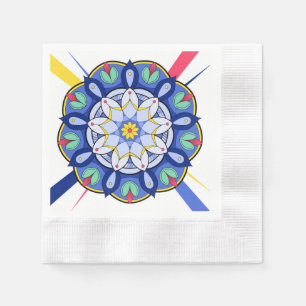 Mandala Pattern 01 Napkin Servet