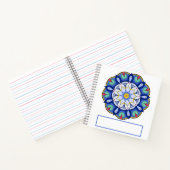 Mandala Pattern 01 Spiral Notitieboek (Binnen)