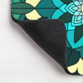 Mandala Pattern 02 in aqua Muismat (Hoek)