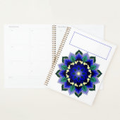 Mandala Pattern 02 in dark blue (Devant avec enveloppe)