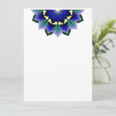 Mandala Pattern 02 in dark blue Program Programma (Staand voorkant)