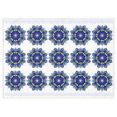 Mandala Pattern 02 in dark blue Tafelkleed (Voorkant (Horizontaal))
