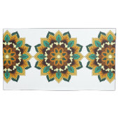 Mandala Pattern 02 in geel & tan Kussensloop (Voorkant)