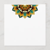 Mandala Pattern 02 in geel & tan Programma (Voorkant)