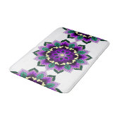 Mandala Pattern 02 in paars Badmat (Gekanteld)