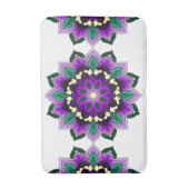 Mandala Pattern 02 in paars Badmat (Voorkant Verticaal)