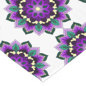 Mandala Pattern 02 in paars Lange Tafelloper (Hoek)