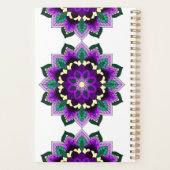 Mandala Pattern 02 in paars Planner (Achterkant)