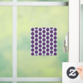 Mandala Pattern 02 in paars Raamsticker (Huis)