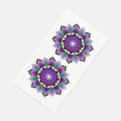 Mandala Pattern 02 in paars Servet (Hoek)