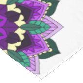 Mandala Pattern 02 in paarse Tablecloth Tafelkleed (Gekanteld)