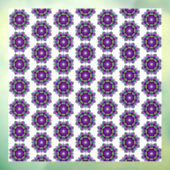 Mandala Pattern 02 in purple window cling Raamsticker (Vel 3)