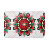 Mandala Pattern 02 in Red Bath Mat (Voorkant)
