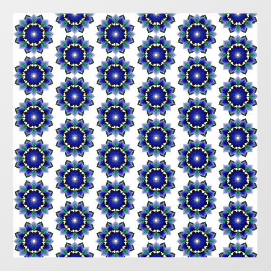 Mandala Pattern 02 Window Cling Raamsticker (Vel)