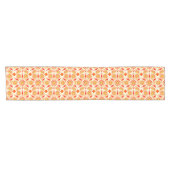 Mandala Pattern, Brick Red, Rust, Gold Korte Tafelloper (Horizontaal)