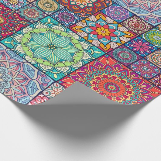Mandala Pattern Cadeaupapier (Hoek)