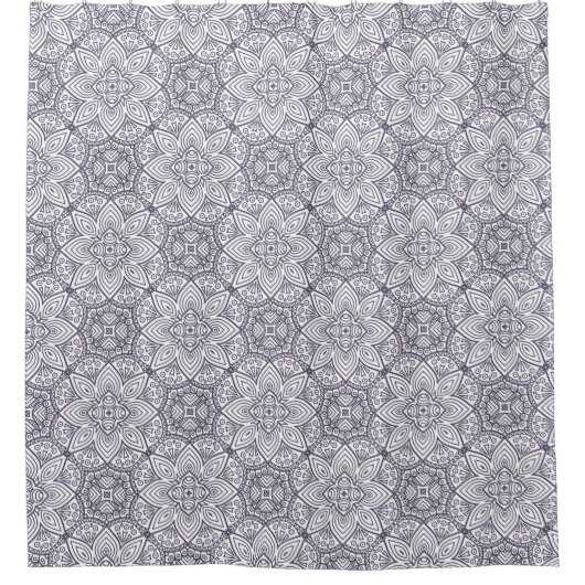 Mandala Pattern Douchegordijn (Voorkant)