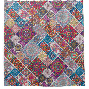 Mandala Pattern Douchegordijn