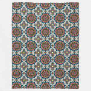 Mandala Pattern Fleece Blanket Deken
