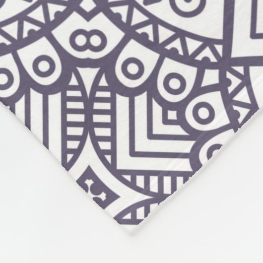 Mandala Pattern Fleece Deken (Hoek)