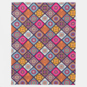 Mandala Pattern Fleece Deken (Voorkant)