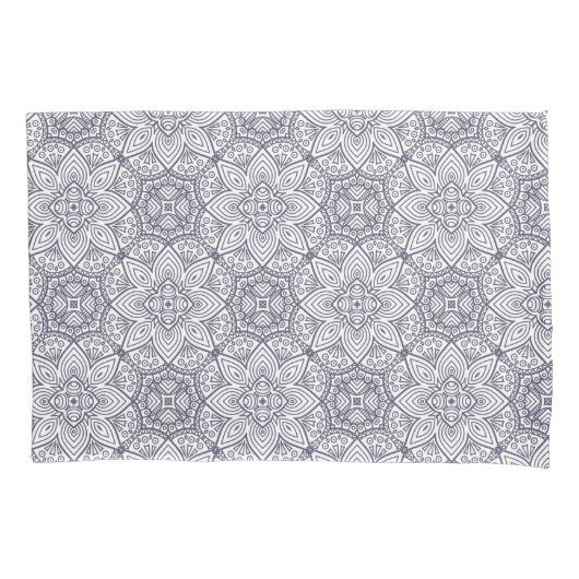 Mandala Pattern Kussensloop (Voorkant-Links)