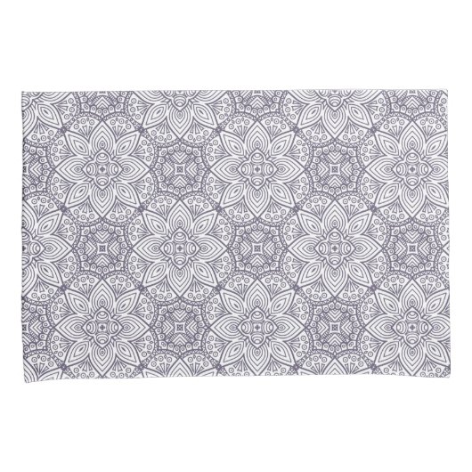 Mandala Pattern Kussensloop (Voorkant-Rechts)