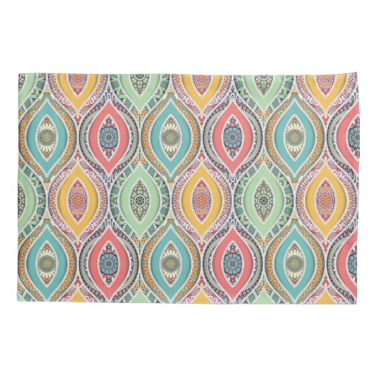 Mandala Pattern Kussensloop (Achterkant-Links)