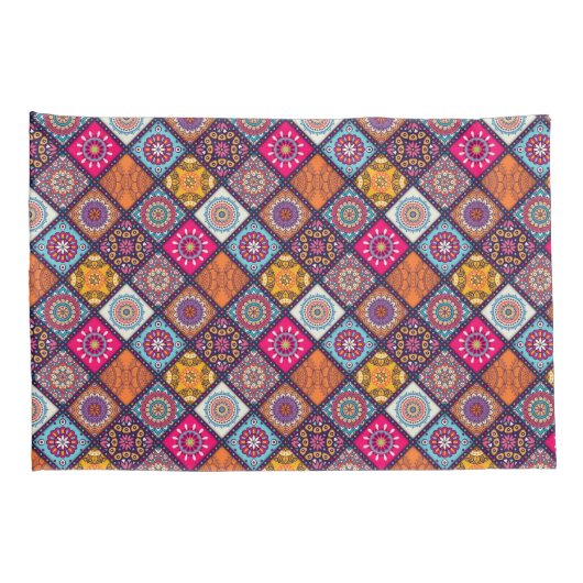 Mandala Pattern Kussensloop (Achterkant-Rechts)