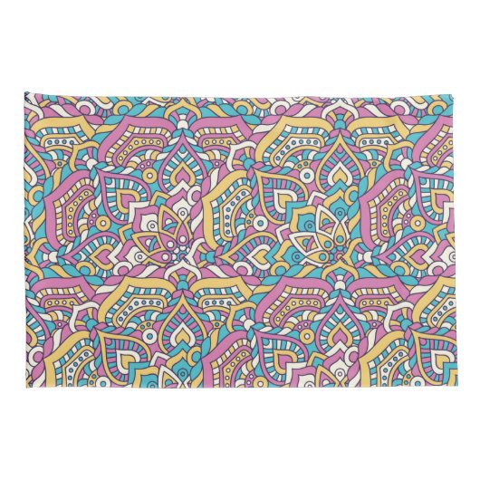 Mandala Pattern Kussensloop (Achterkant-Rechts)