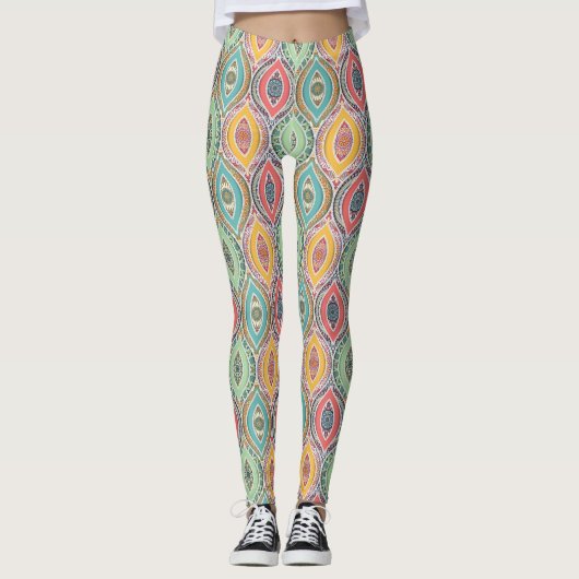 Mandala Pattern Leggings (Voorkant)