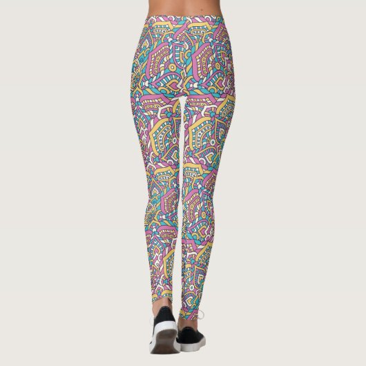 Mandala Pattern Leggings (Achterkant)