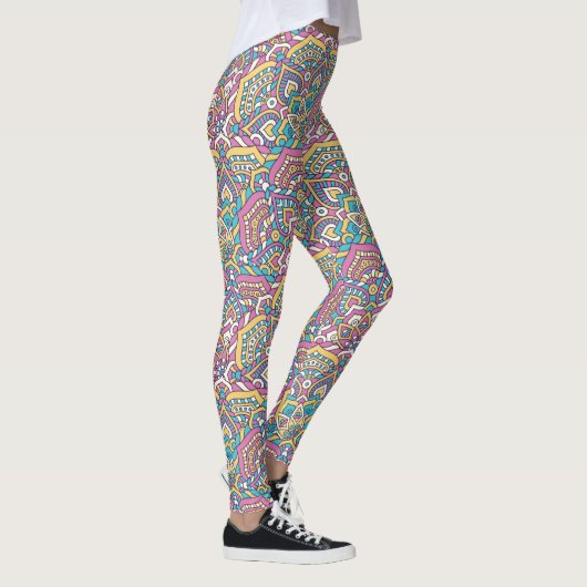 Mandala Pattern Leggings (Rechts)