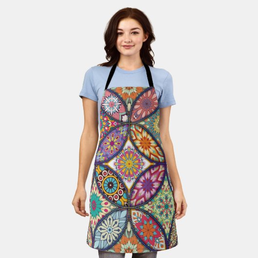 Mandala Pattern - Schort (Gedragen)