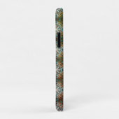 Mandala Peacock Boho Inspirations Monogram Case-Mate iPhone Case (Achterkant/rechts)