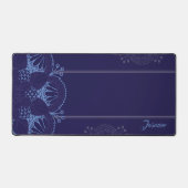 Mandala personnalisé Orné bleu violet (Recto)