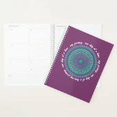 Mandala Planner hebdomadaire/mensuel (Devant avec enveloppe)