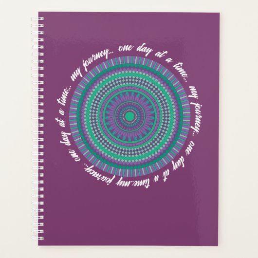 Mandala Planner hebdomadaire/mensuel (Devant)