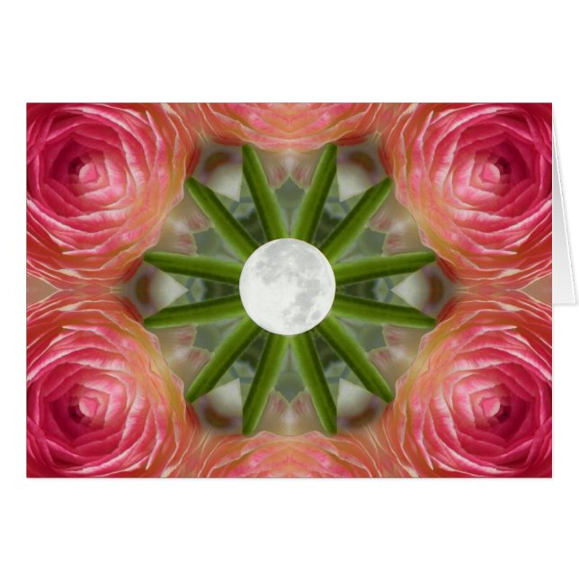 Mandala Pleine lune Flower (Devant horizontal)