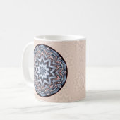 Mandala plié de coutume d'angles • Tasse (Devant gauche)