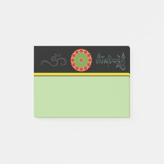Mandala Post - het merkt op Post-it® Notes (Voorkant)