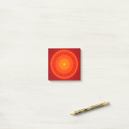 Mandala Post-it® Notes (Op bureau)
