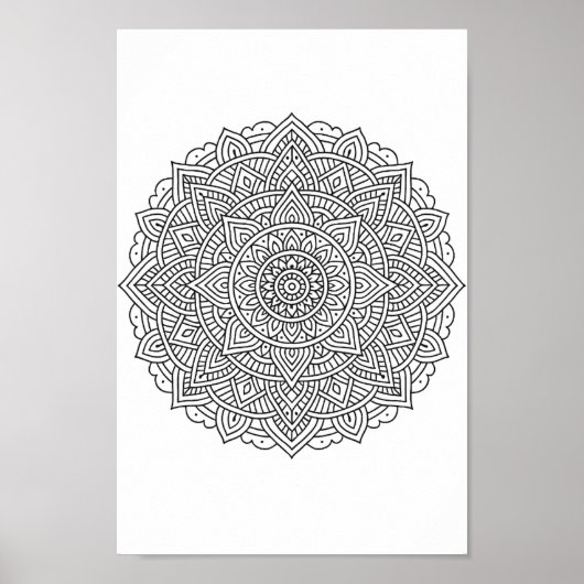 Mandala poster (Voorkant)