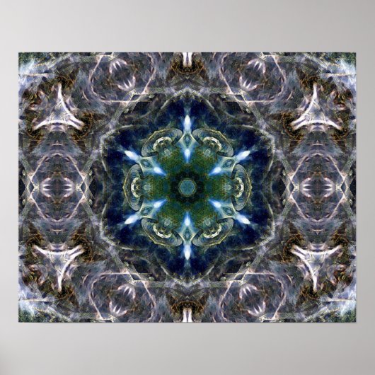 Mandala Poster Folk (Devant)