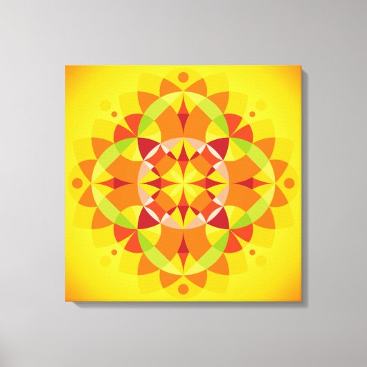 Mandala Prana Canvas Afdruk (Voorkant)