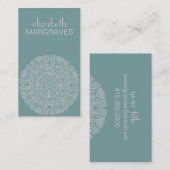 Mandala-profielkaart Visitekaartje (Voorkant / Achterkant)