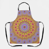Mandala Psychedelic Trippy Retro Hippie Schort (Voorkant)