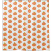 Mandala Pumpkin Douchegordijn (Voorkant)